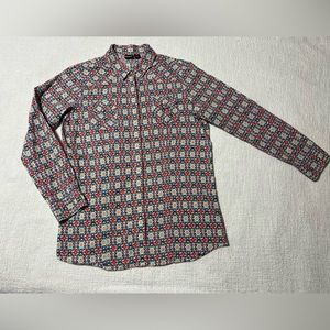 Youth XXL Cruel Girls Western Button Down Shirt